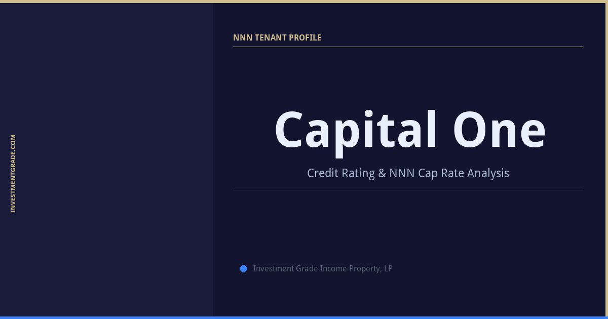 Capital One Credit Rating & NNN Cap Rate