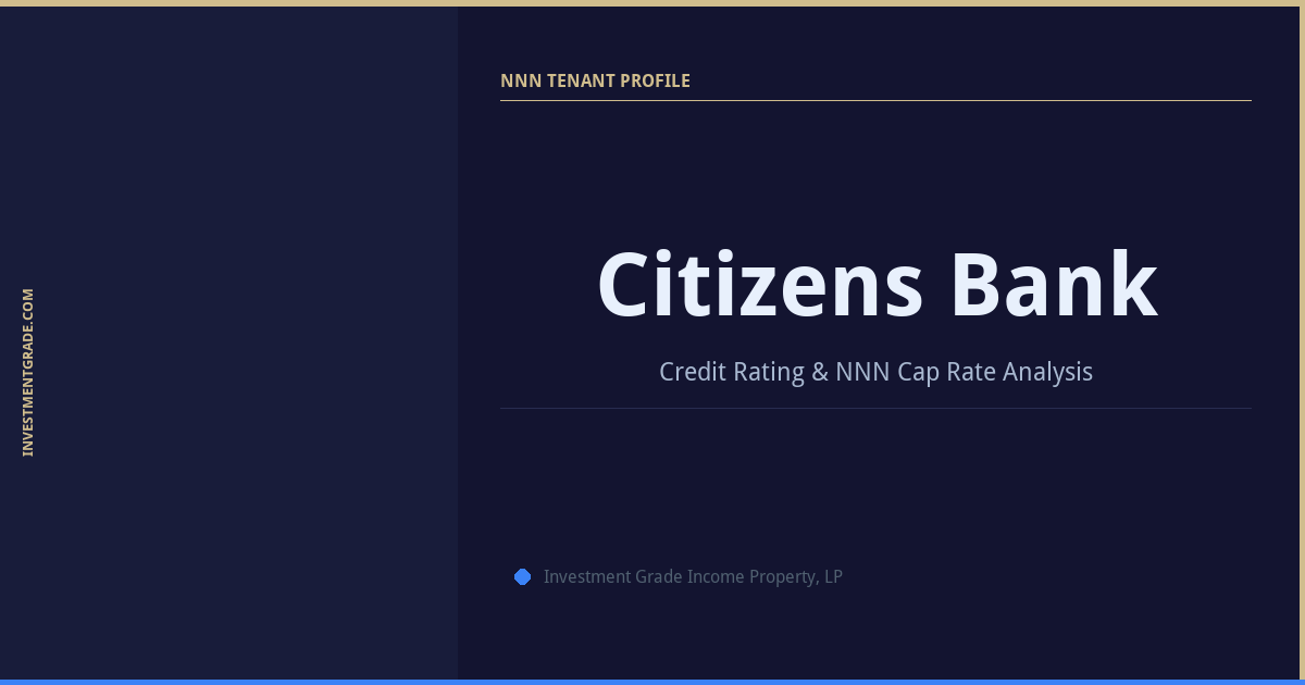 Citizens Bank Credit Rating & NNN Cap Rate