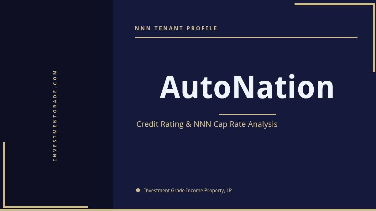 AutoNation Credit Rating & NNN Cap Rate