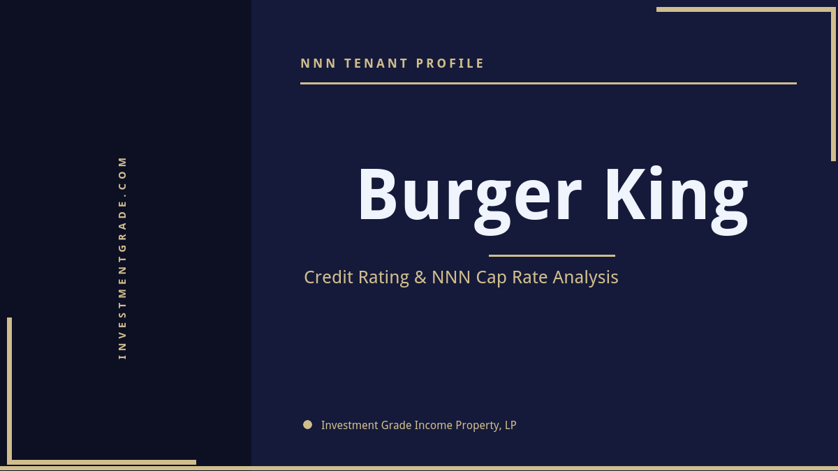Burger King Credit Rating & NNN Cap Rate Analysis