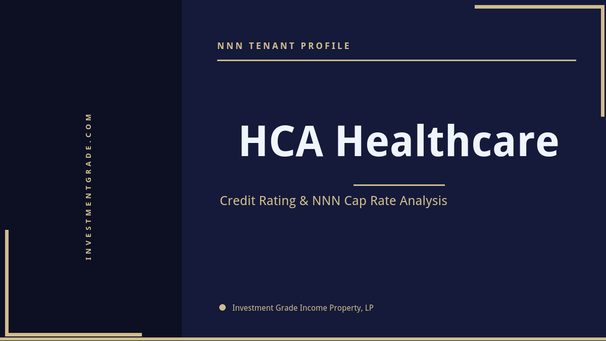 HCA Healthcare Credit Rating & NNN Cap Rate