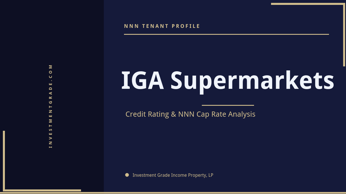 IGA Supermarkets Credit Rating & NNN Cap Rate