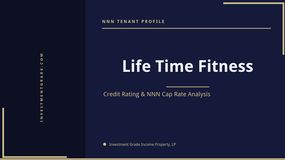 Life Time Fitness Credit Rating & NNN Cap Rate