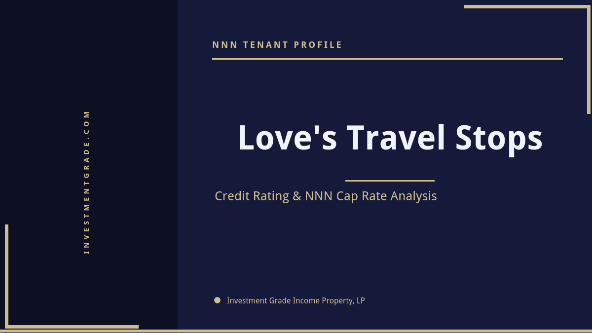 Love’s Travel Stops Credit Rating & NNN Cap Rate
