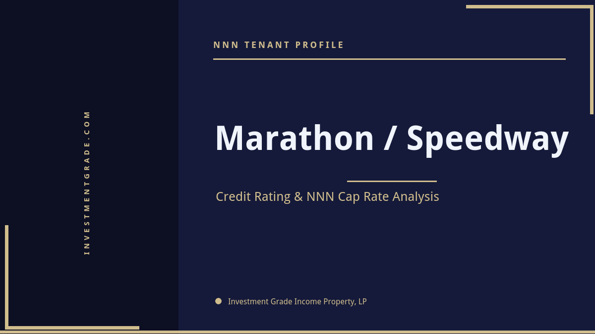 Marathon / Speedway Credit Rating & NNN Cap Rate