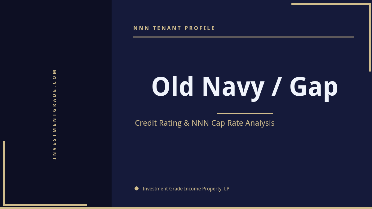 Old Navy / Gap Credit Rating & NNN Cap Rate