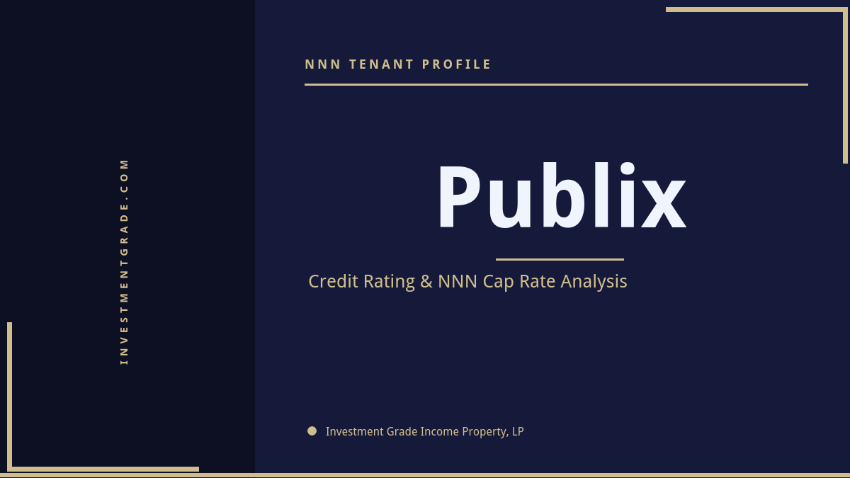 Publix Credit Rating & NNN Cap Rate