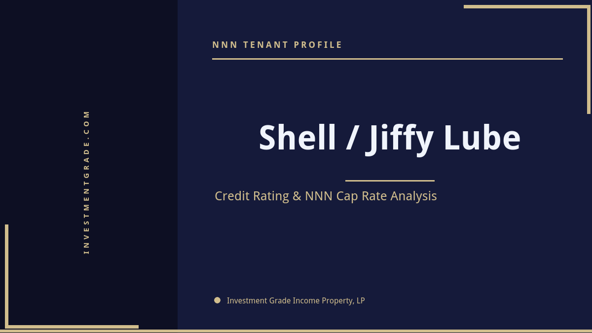 Shell / Jiffy Lube Credit Rating & NNN Cap Rate