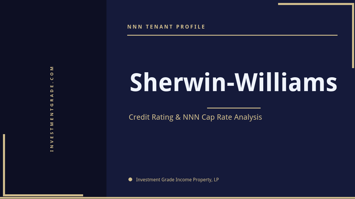 Sherwin-Williams Credit Rating & NNN Cap Rate Analysis