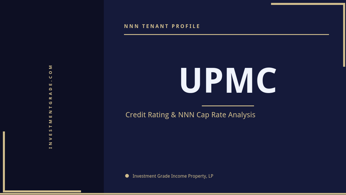 UPMC Credit Rating & NNN Cap Rate Analysis