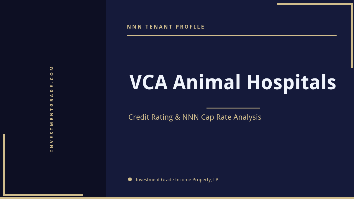 VCA Animal Hospitals Credit Rating & NNN Cap Rate Analysis