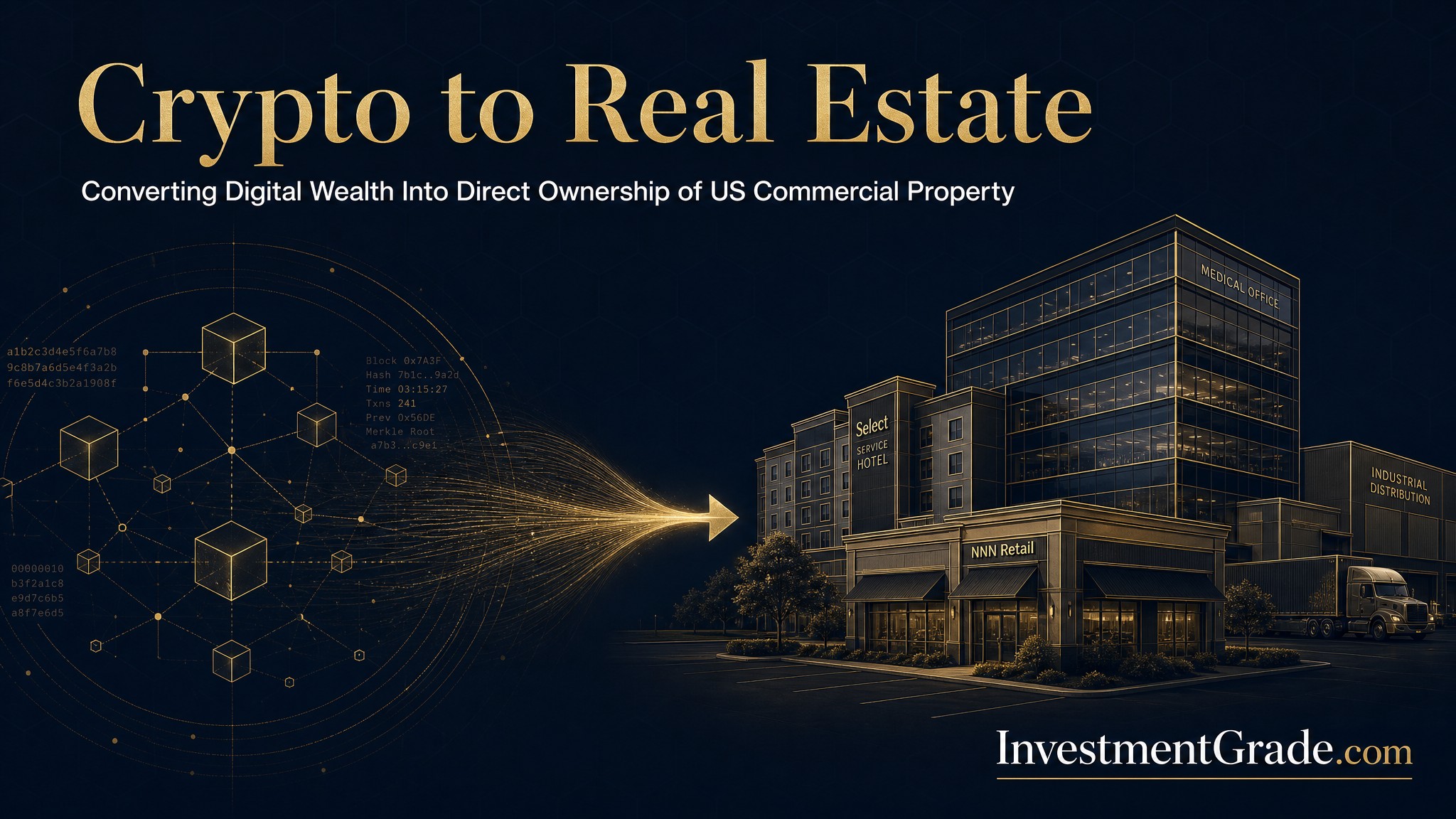 Crypto to Real Estate: Converting Digital Wealth Into Direct Ownership of US Commercial Property