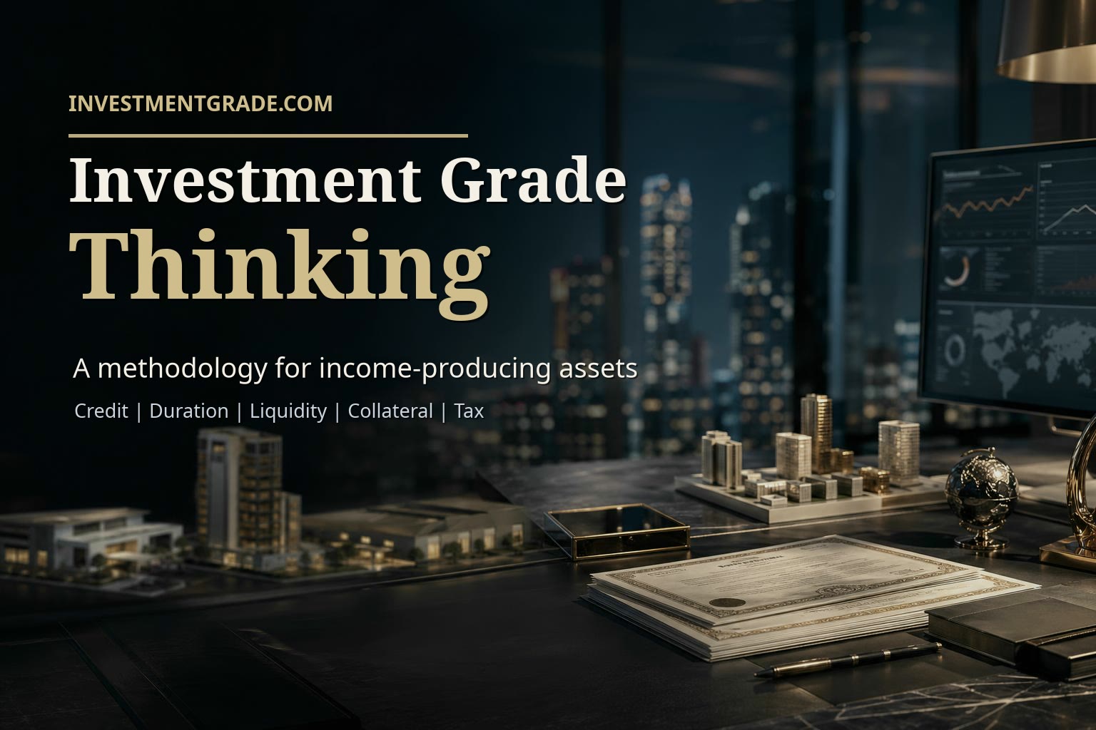 Investment Grade Thinking: A Methodology for Comparing Income-Producing Assets