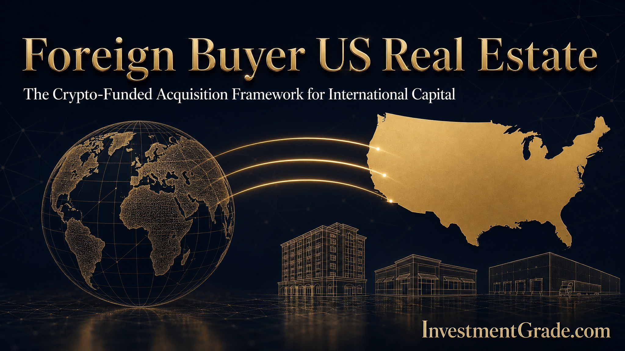 Foreign Buyer US Real Estate: The Crypto-Funded Acquisition Framework for International Capital