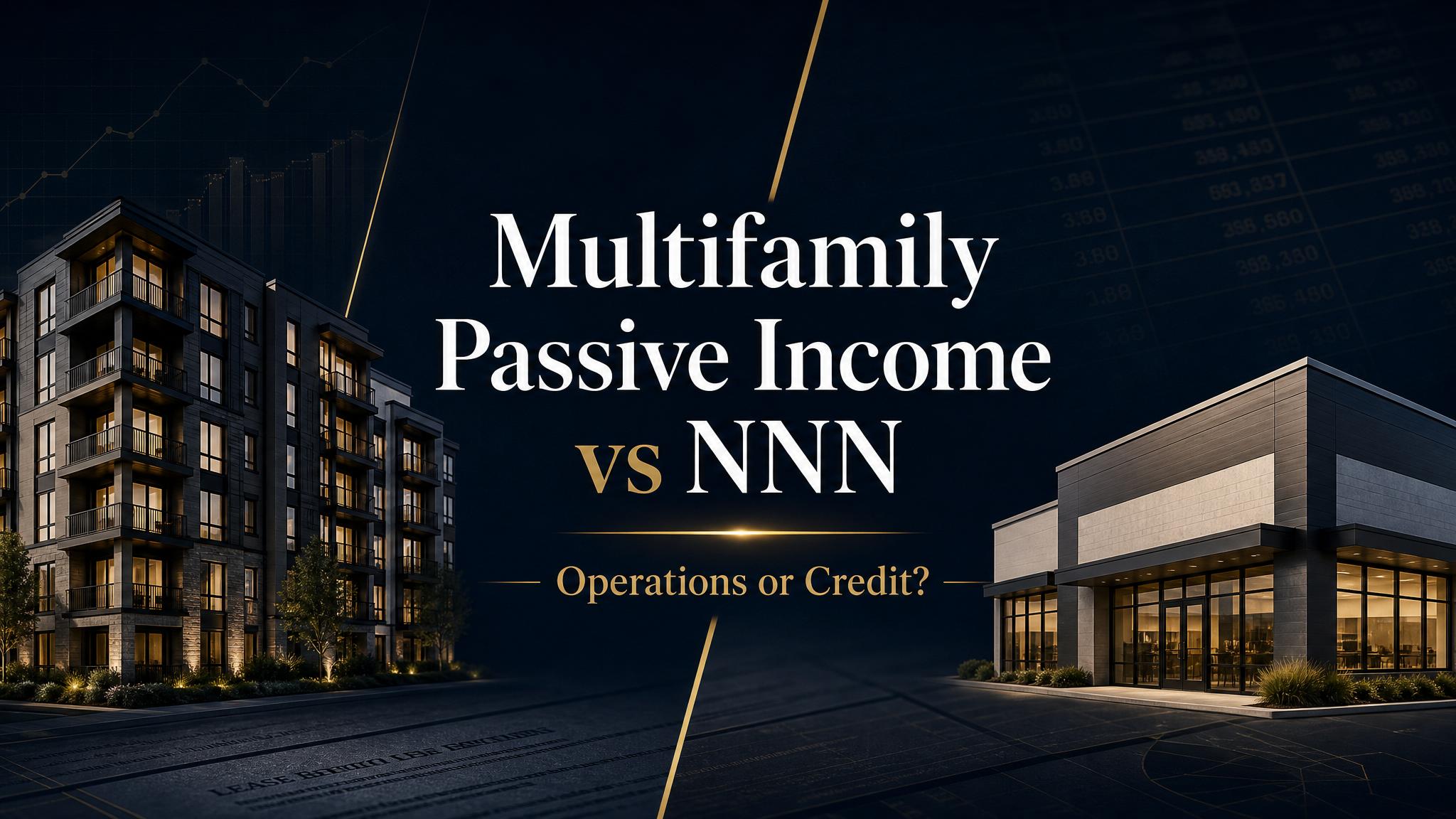 Multifamily Passive Income vs NNN Passive Income: What Investors Actually Own