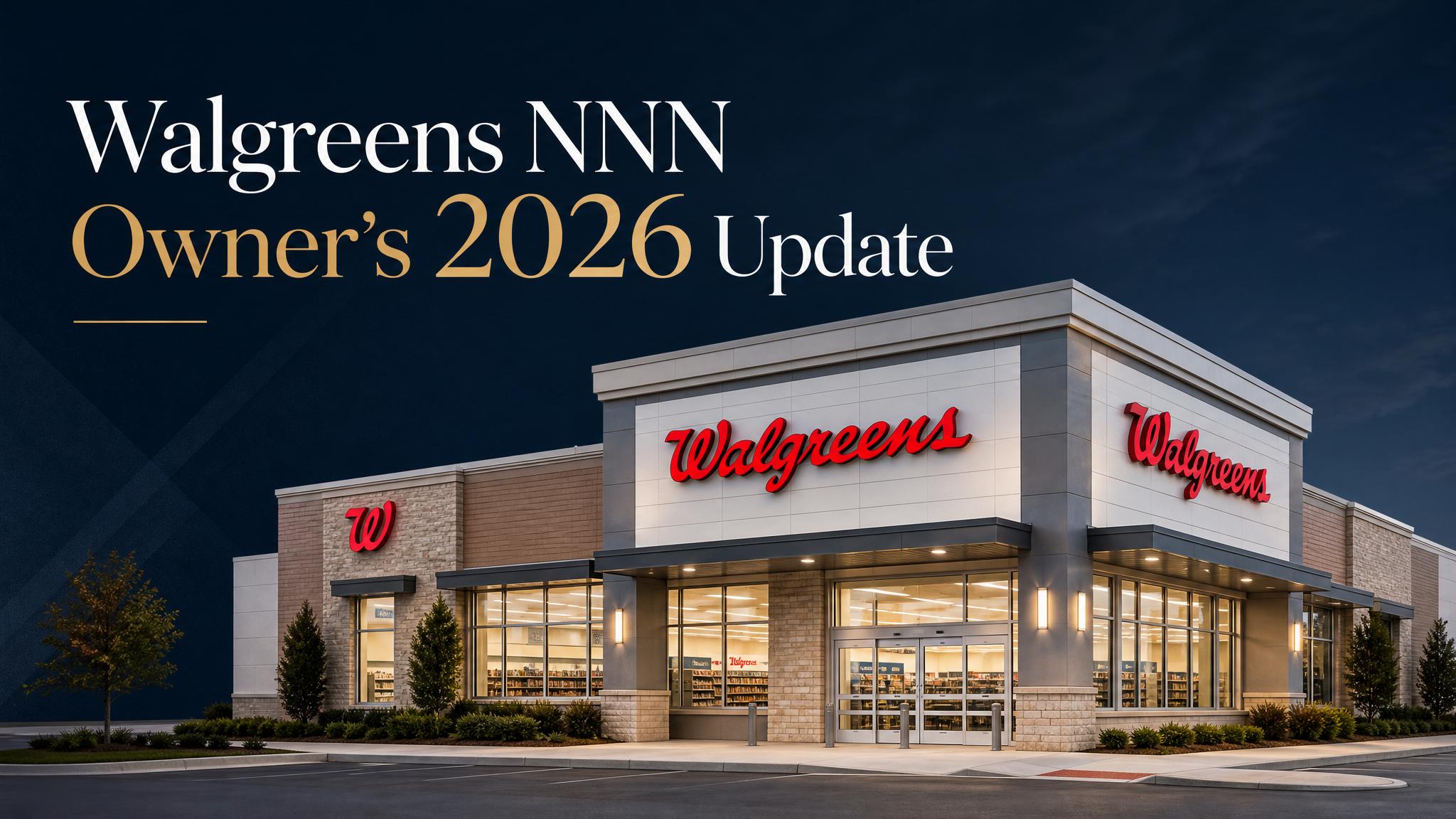 Walgreens NNN Owner’s 2026 Update: Sycamore Restructuring, Store Closures, and What Every Walgreens Landlord Needs to Decide
