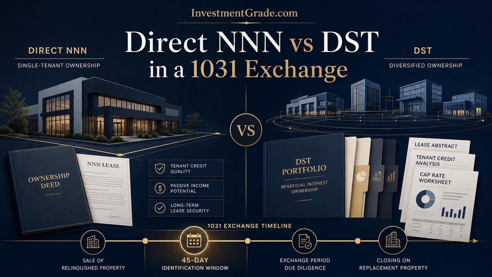 Direct NNN vs DST in a 1031 Exchange