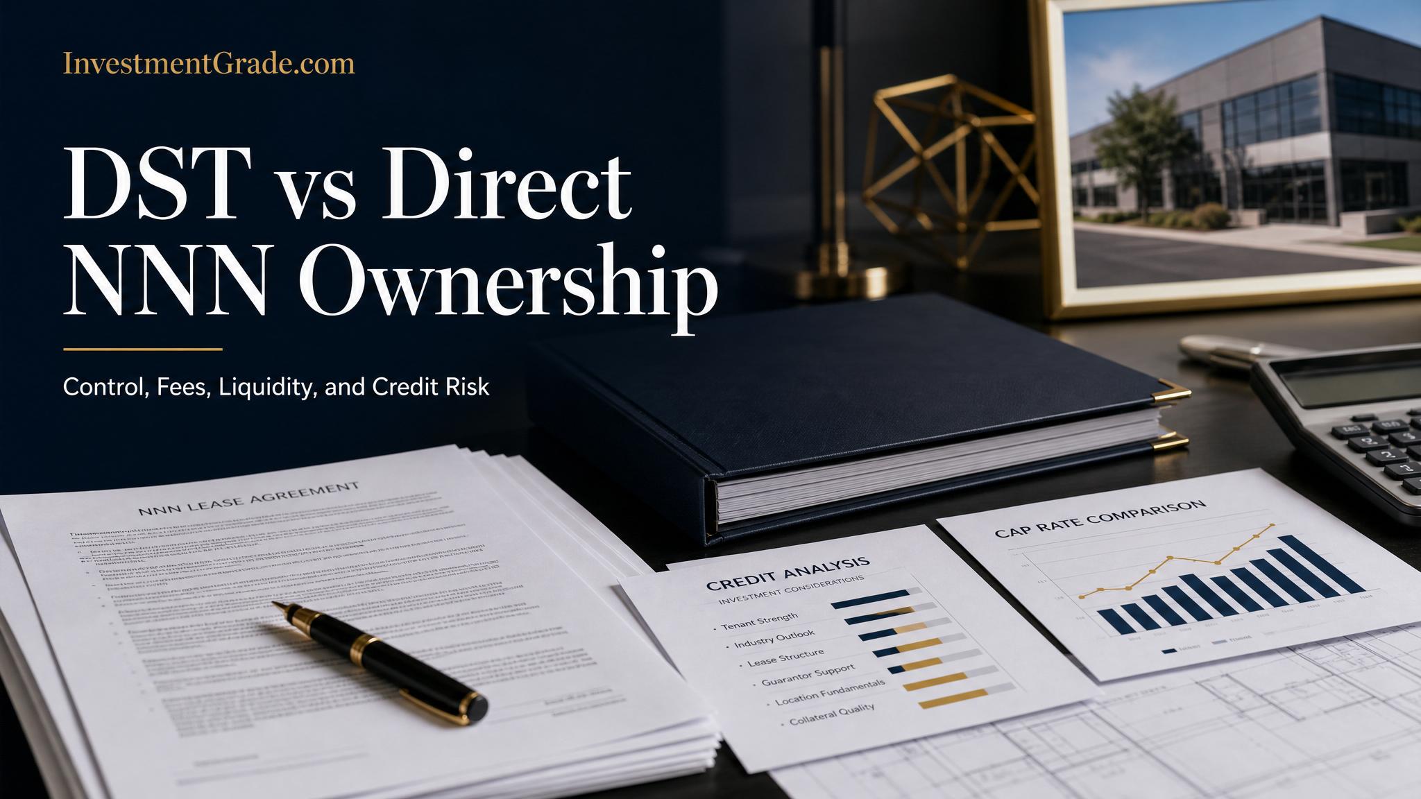 DST vs Direct NNN Ownership: Control, Fees, Liquidity, and Credit Risk