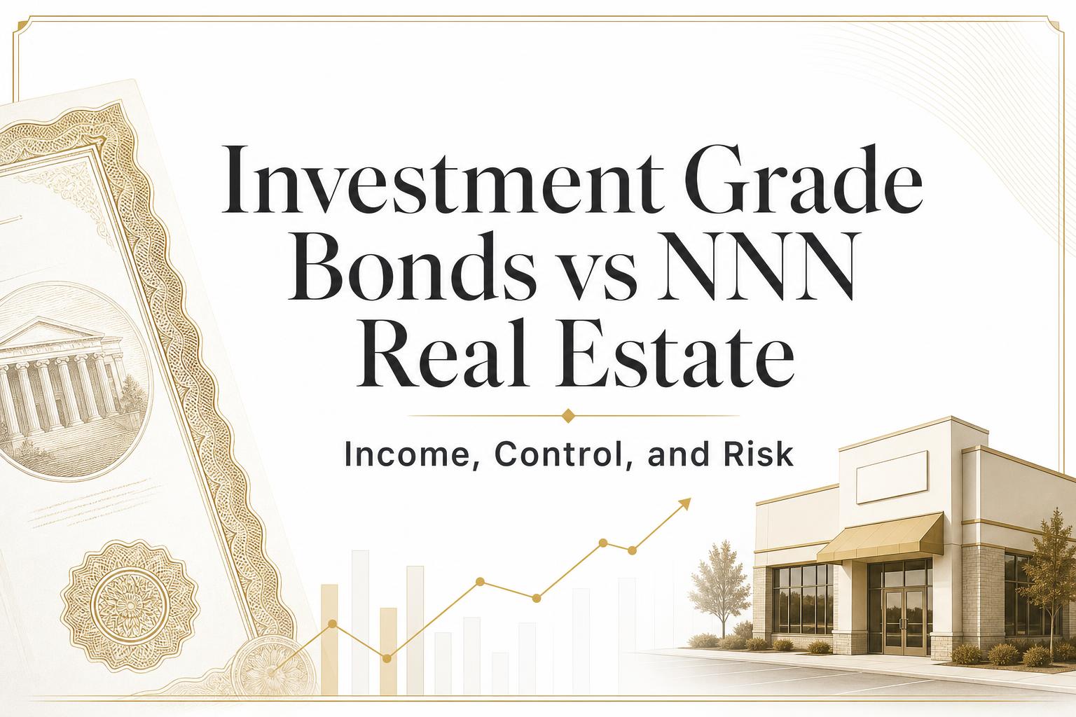 Investment Grade Bonds vs NNN Real Estate: Income, Control, and Risk