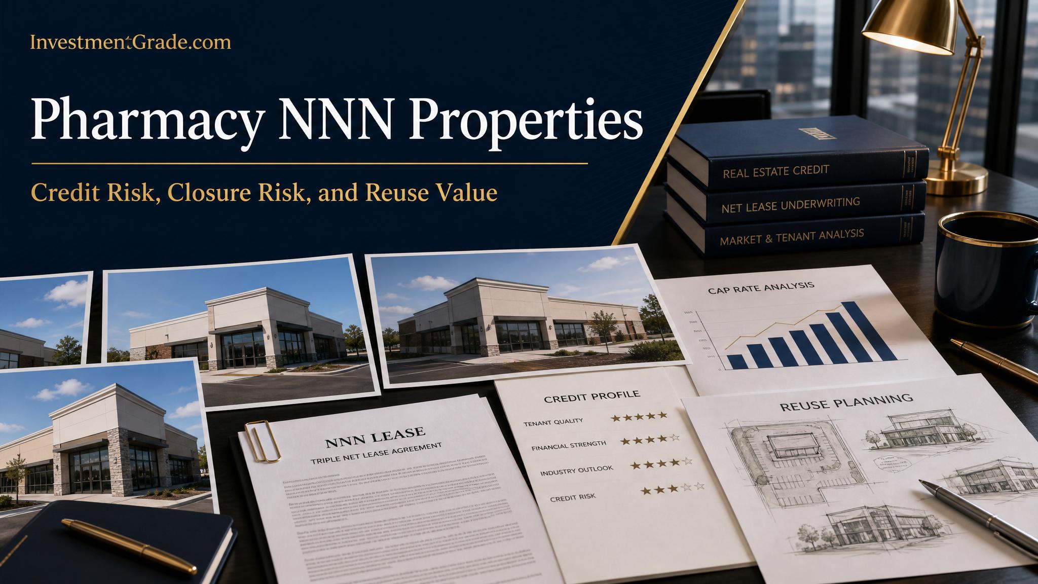 Pharmacy NNN Properties: Credit Risk, Closure Risk, and Reuse Value