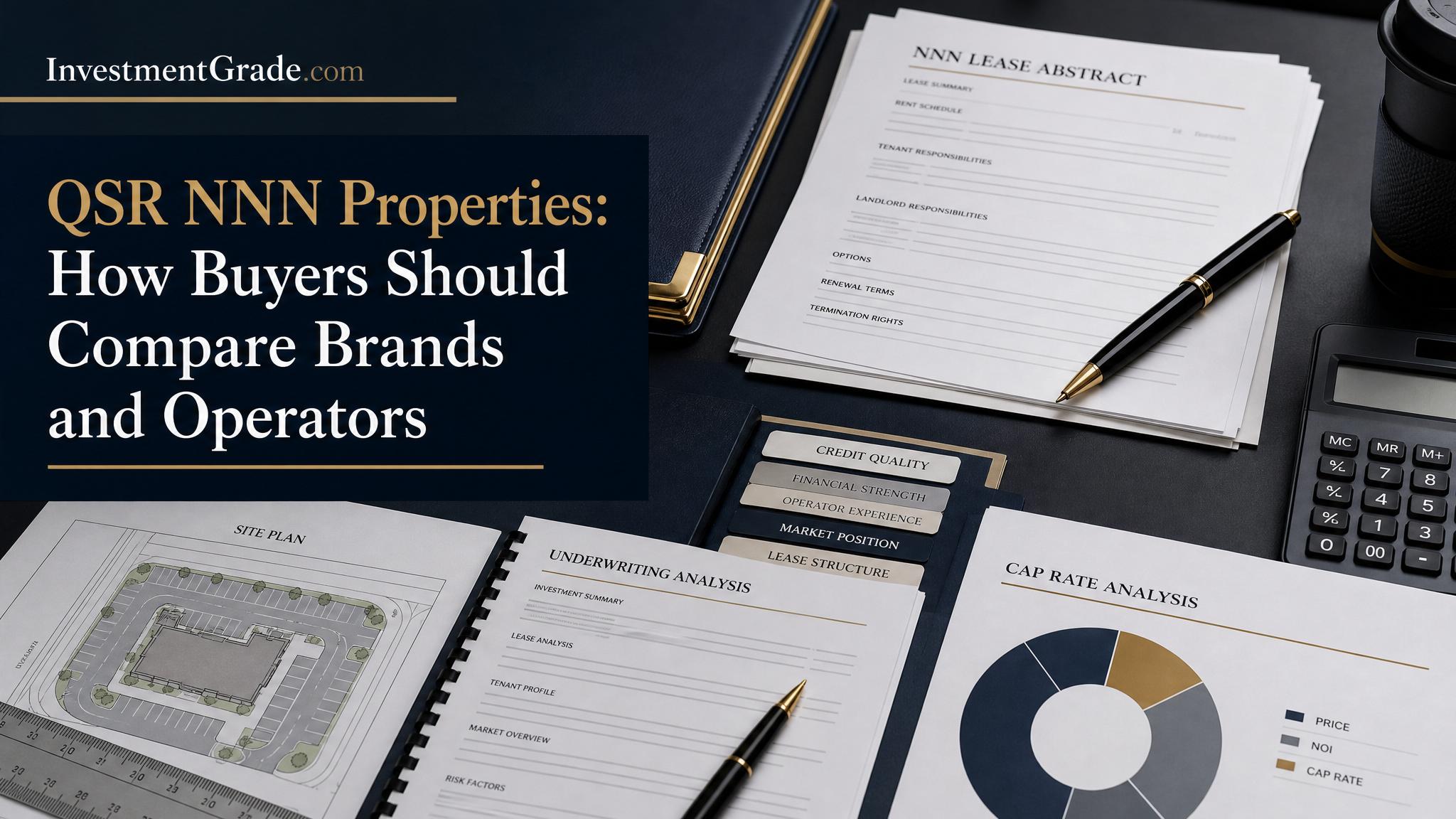 QSR NNN Properties: How Buyers Should Compare Brands and Operators