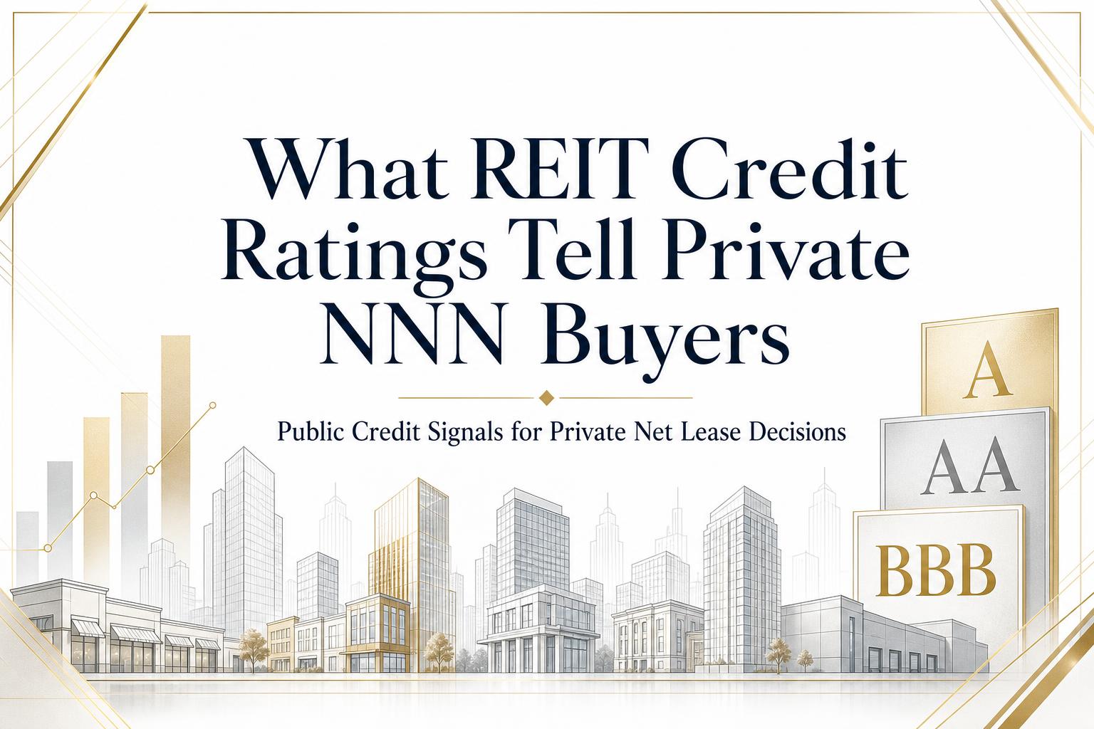 What REIT Credit Ratings Tell Private NNN Buyers