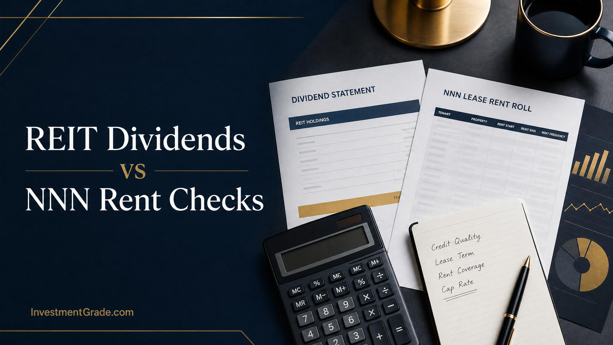 REIT Dividends vs NNN Rent Checks