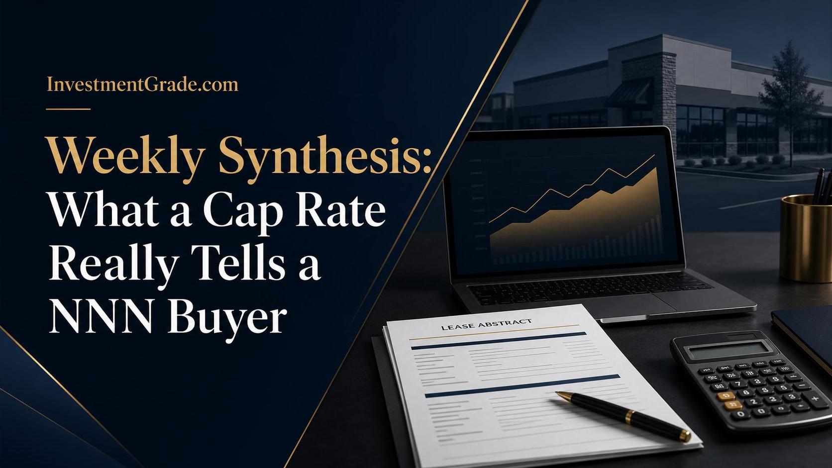 Weekly Synthesis: What a Cap Rate Really Tells a NNN Buyer