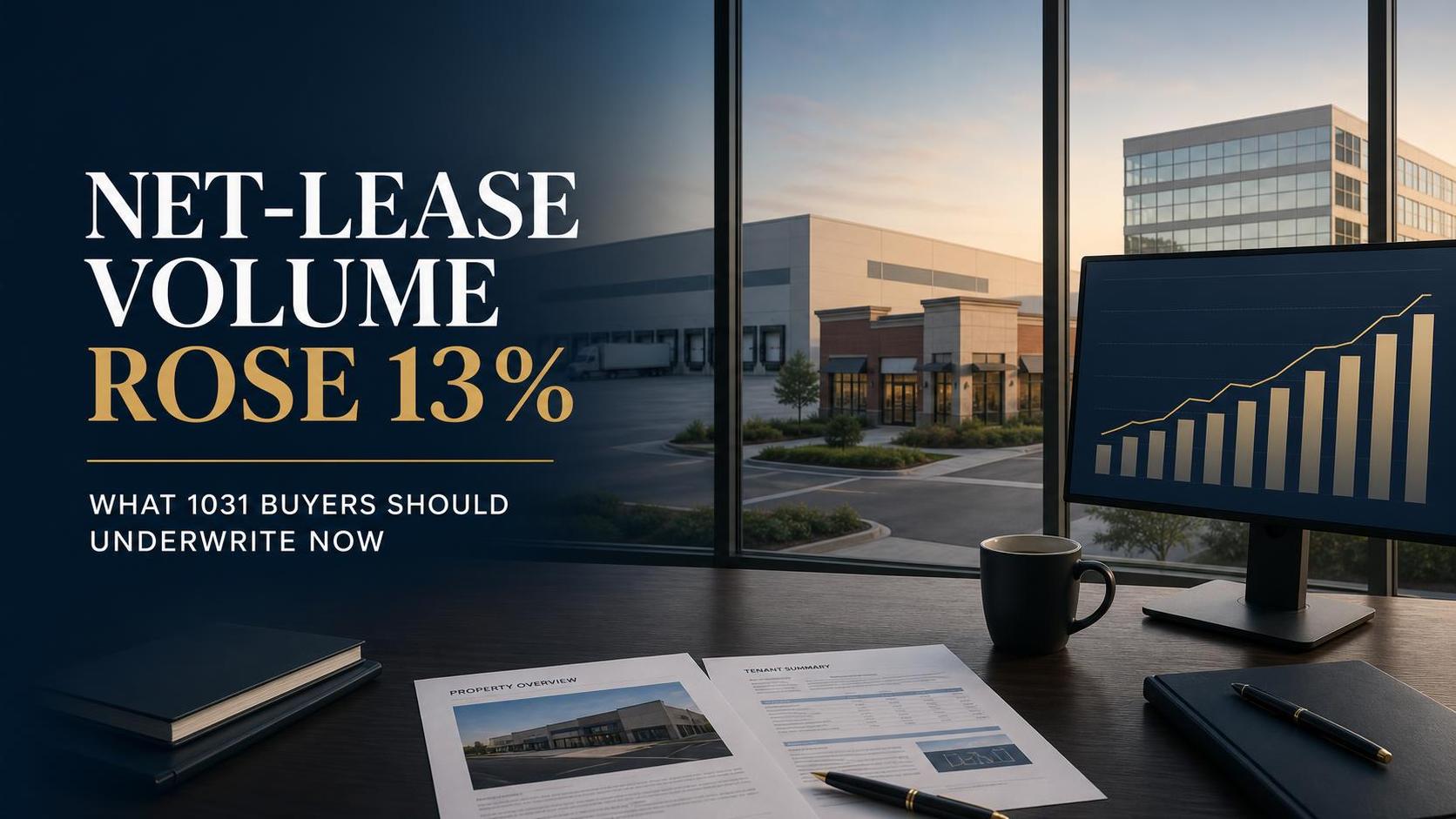 CBRE: Net-Lease Investment Volume Rose 13% in Q2 2026 — What 1031 Buyers Should Underwrite Now